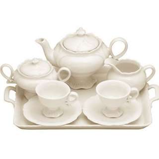 10pc. SmallChild Tea Set: TeaPot, 2 Cups, C&S and Tray  