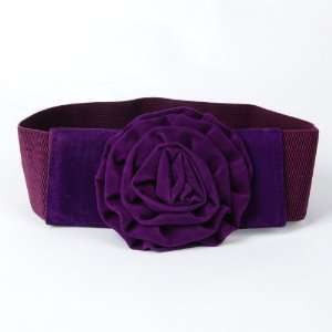  Floral Wide Belt Waist Chain Dress Decor Purple: Toys 