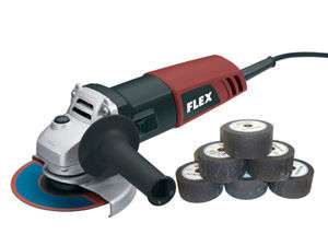 Flex L3709 Angle Grinder with Grinding Stones  