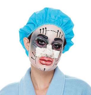 Plastic Surgery Mask  Plastic Face Mask with elastic strap and 