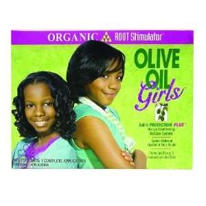 Organic Root Stimulator Girls Olive Oil No Lye Conditioning Relaxer 