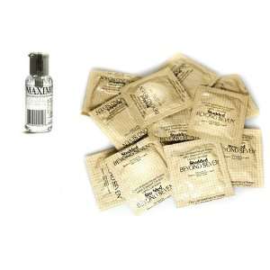 Beyond Seven Studded Latex Condoms Lubricated 48 condoms Maximus 50 ml 