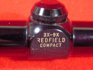 RARE Redfield 3x9 Compact Widefield LoPro Rifle Scope  
