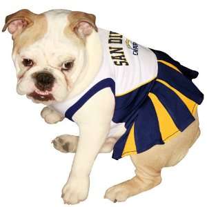   San Diego Chargers Navy Blue Gold Pet Cheer Dress: Sports & Outdoors
