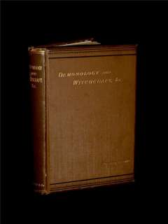 1889 DOCTRINES F DEMONS DEMONOLOGY & WITCHCRAFT MODERN SPIRITUALISM 