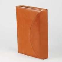 Christian Lighthouse Online Bookstore   Caramel Leather Bible Cover 