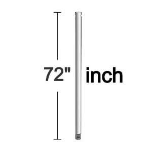   PermaLock Downrod, 72 length, Architectural White