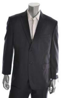 Jones New York Collection NEW Mens 2 Button Suit Blue Wool 44S  