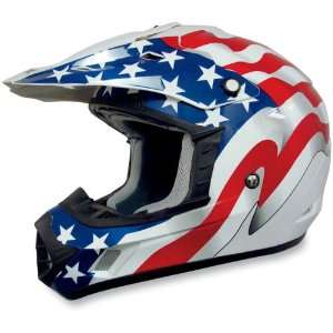   17 Helmet , Color White, Style Flag, Size XL 0110 2378 Automotive
