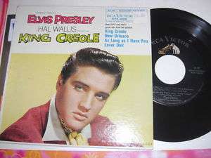 ELVIS PRESLEY 45 RPM EP RECORD KING CREOLE & PIC SLEEVE  
