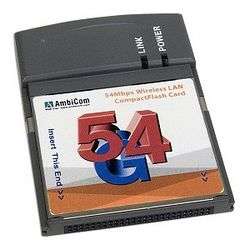    CF 54Mbps 802.11g Wireless LAN CompactFlash Card for Pocket PC/PDAs