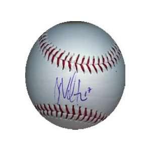  Jeremy Affeldt autographed Baseball