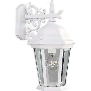   Collection Textured White 1 light Wall Lantern: Home Improvement