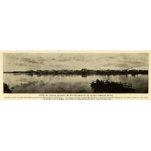  1906 Print Prince Albert City Saskatchewan River Canada 