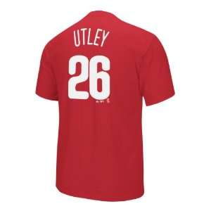   Chase Utley MLB Player Name & Number T Shirt: Sports & Outdoors