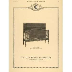  1919 Ad Luce Furniture Adam Bed Frame Mahogany Walnut 