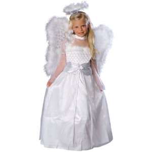  Childs White Angel Costume (SizeMedium 8 10) Toys 