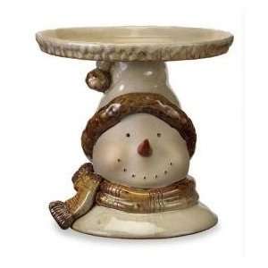  Whimsical Ceramic Snowman Christmas Cake Stand 11 