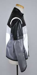 Authentic $4900 Gucci Multi Color Leather Bomber Jacket Coat US XL EU 