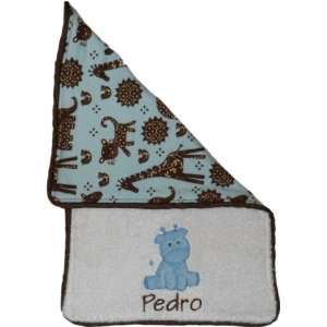 Personalized African Safari Corded Burp Cloth: Everything 