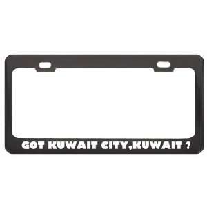 Got Kuwait City,Kuwait ? Location Country Black Metal License Plate 