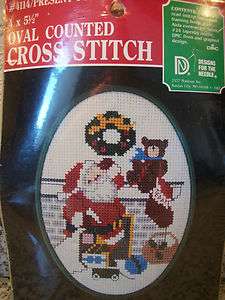   NEEDLE PRESENT FOR TEDDY COUNTED CROSS STITCH KIT 1987 SEALED  