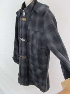 International Concepts INC Mens Plaid Wool Coat Size XXL Retail $199 