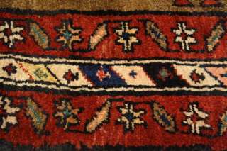 Antique Oversized Meshkin Runner Persian Wool Oriental Area Rug Carpet 