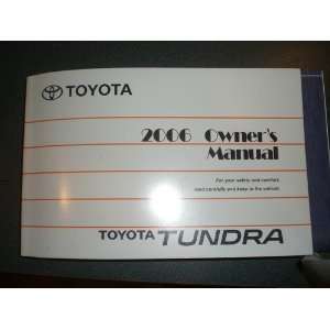  2006 Toyota Tundra Owners Manual Automotive