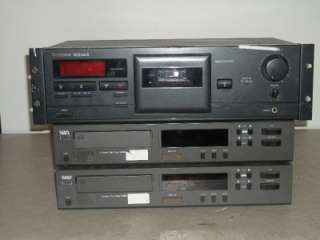 Lot Of 2 NAD 5355 CD Players and 1 Tascam 102 MKII Cassette Tape Deck 