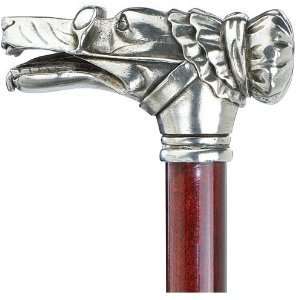   Collectible Red Riding Hood Wolf Pewter Walking Stick: Home & Kitchen