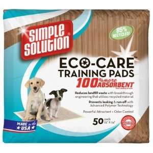  Eco Care Puppy Training Pads   50 Pad Pack: Pet Supplies