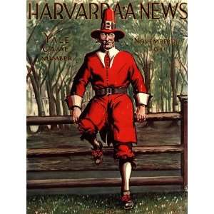  1931 Harvard Crimson vs. Yale Bulldogs 36 x 48 Canvas 