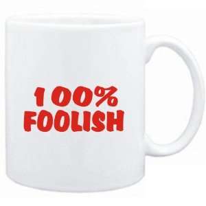 Mug White  100% foolish  Adjetives 