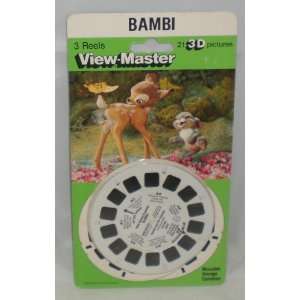   Classic Bambi View Master 3 Reel Set   Clay Animation Toys & Games