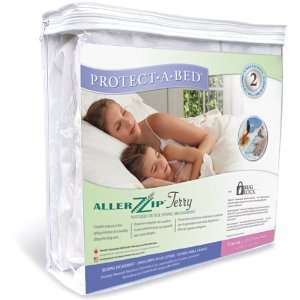  Protect A Bed Allerzip Terry Mattress Encasement   Twin 11 