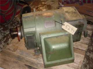 Used 60 HP General Electric 240V 1750/2100 RPM DC Motor  