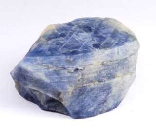 LARGE UNHEATED 176.60ct NATURAL MOZAMBIQUE BLUE SAPPHIRE ROUGH  