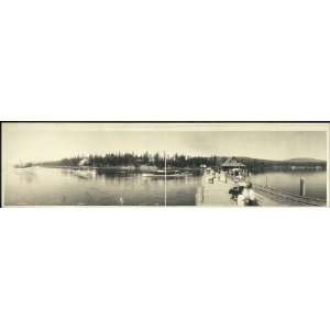   of Panorama of Lake Tahoe from the tavern wharf