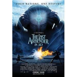  Last Airbender International Movie Poster Double Sided 