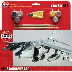  Airfix 172 Bae Harrier GR9 Gift Set Toys & Games