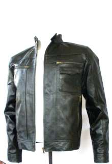 NWT Mens Vintage Inspired Leather Jacket Style M5 S XL  