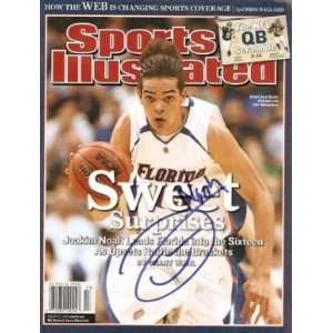 Joakim Noah (FLORIDA) autographed Sports Illustrated Magazine