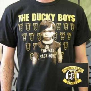  THE DUCKY BOYS   The War Back Home   Black T shirt 