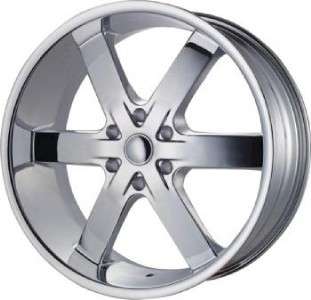 26 inch U2 55 Chrome wheels rims 6x5.5 6x139.7 6 LUG  