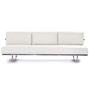  Le Corbusier Style LC5 Sofa in Genuine White Leather: Home 