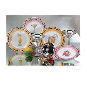    Set of 4 Party Drink Plates By BIA Cordon Bleu: Kitchen & Dining