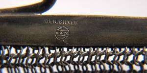 WHS Co.   German Silver   Ring Mesh Purse  