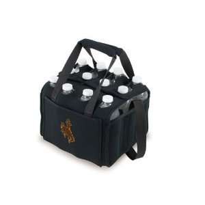 Wyoming Cowboys Insulated Neoprene Twelve Pack Beverage Carrier (Black 