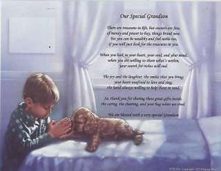 GOD MADE GRANDDAUGHTER Poem Angel Print Personalized  